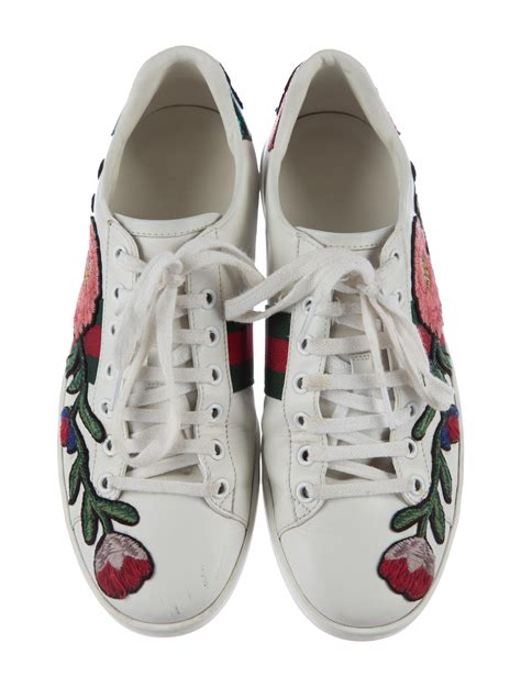 gucci ace sneakers dirty|Gucci ace embroidered sneakers.